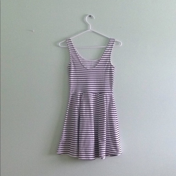 Black & White Striped Dress - Picture 2 of 2